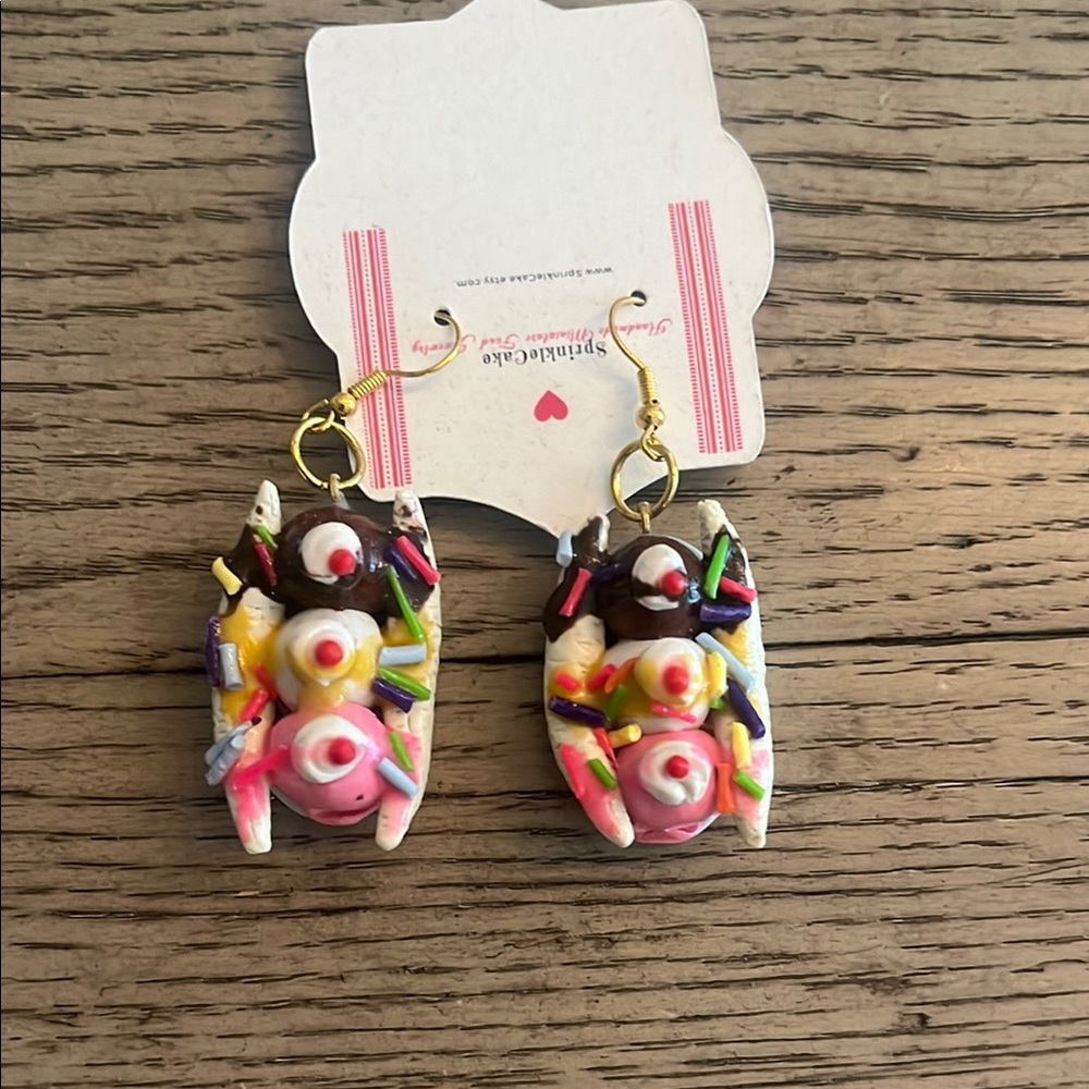 Colorful Ice Cream Earrings